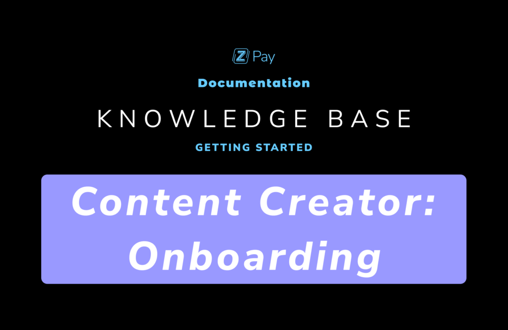 Read more about the article Creator Onboarding